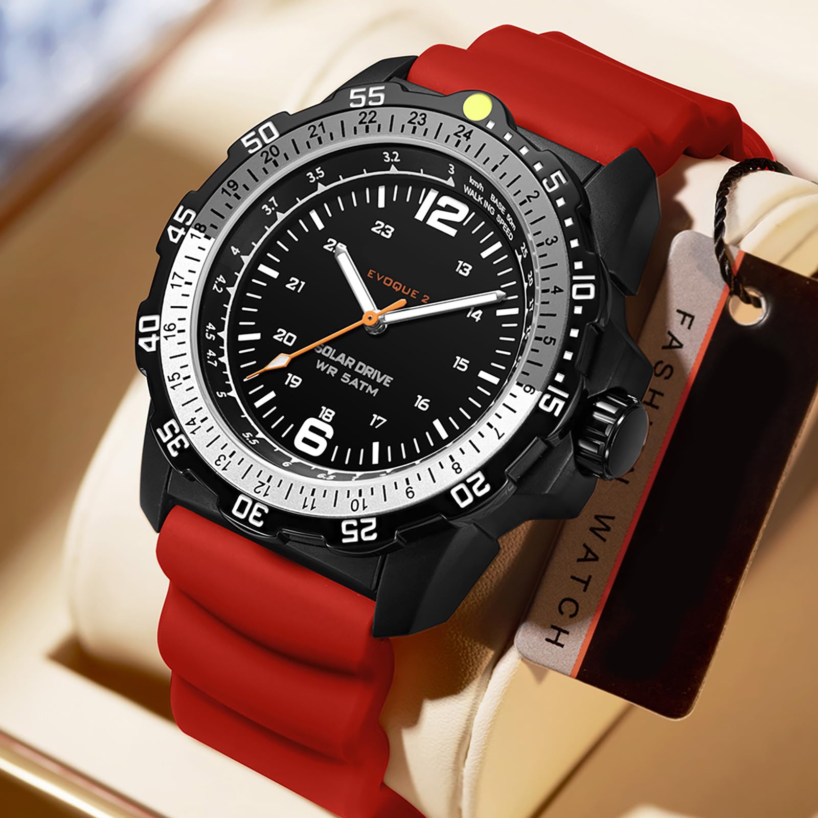 findtime Solar Uhren Herren Armbanduhr Tactical Watch Solaruhr 5ATM Wasserdicht Analog Designer Minimalistische Uhr Militär Silikonarmband Sportuhr