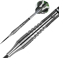Vista 4 de Winmau Sniper 90% tungsteno dardos con prisma vuelos y ejes (tallos) acero y puntas suaves