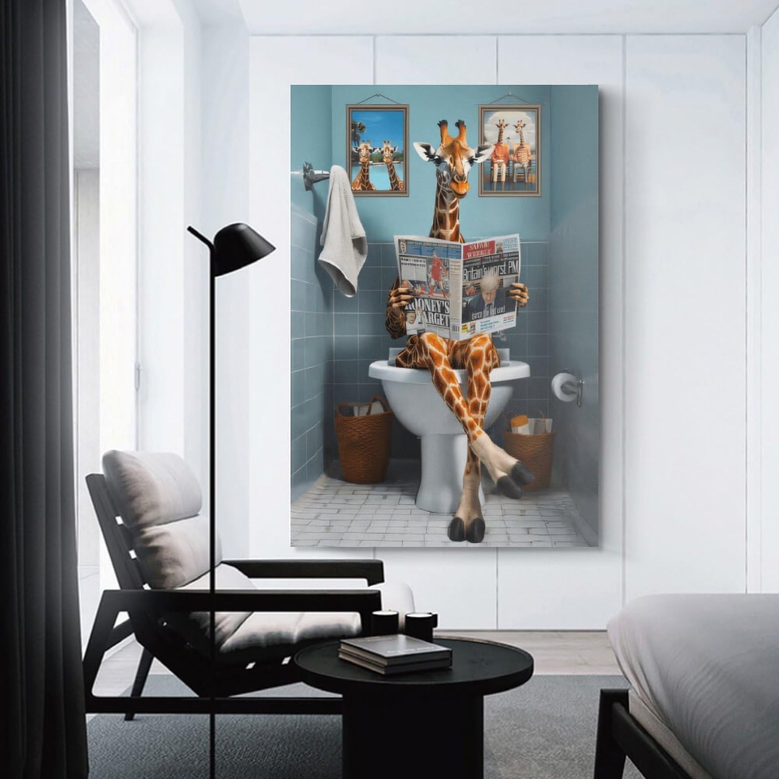 Junmoney Style-3-1 4E677f6cd779f8e5af21e1de6c47c72d Room Decor Wall Art 24X36inch(60X90cm), For Lounge Decor, Offices Or Entryway Styling, A Flexible Wall Accent For Shared Spaces
