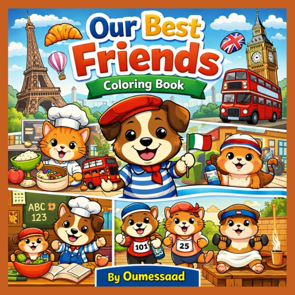 A Coloring Book for Kids Who Love Animals and Laugh-Out-Loud Fun (Kids coloring pages)