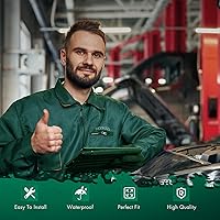 Vista 7 de SCITOO Alerón delantero para parachoques con borde para Hyundai Elantra 2017-2018, color negro brillante