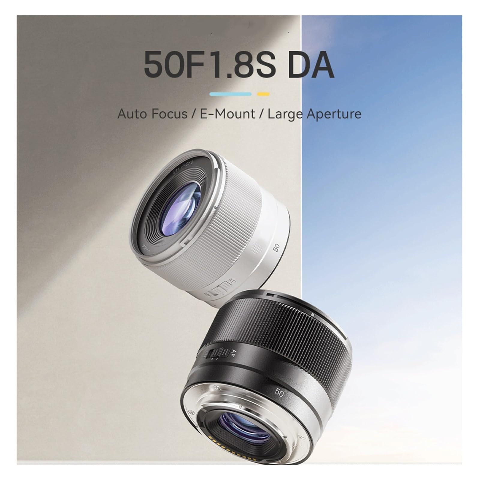 Objetivo APS-C 50mm F1.8 AF, Compatible con Sony E