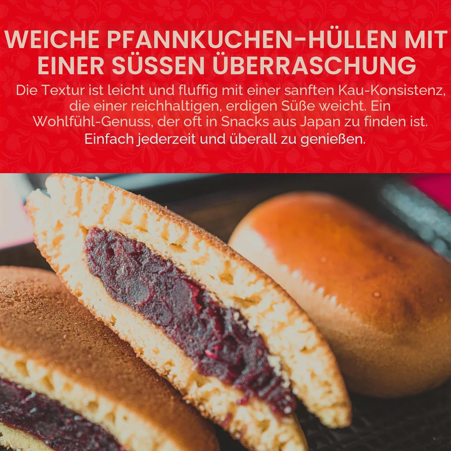 Shirakiku Dorayaki Rote Bohne, 300 g