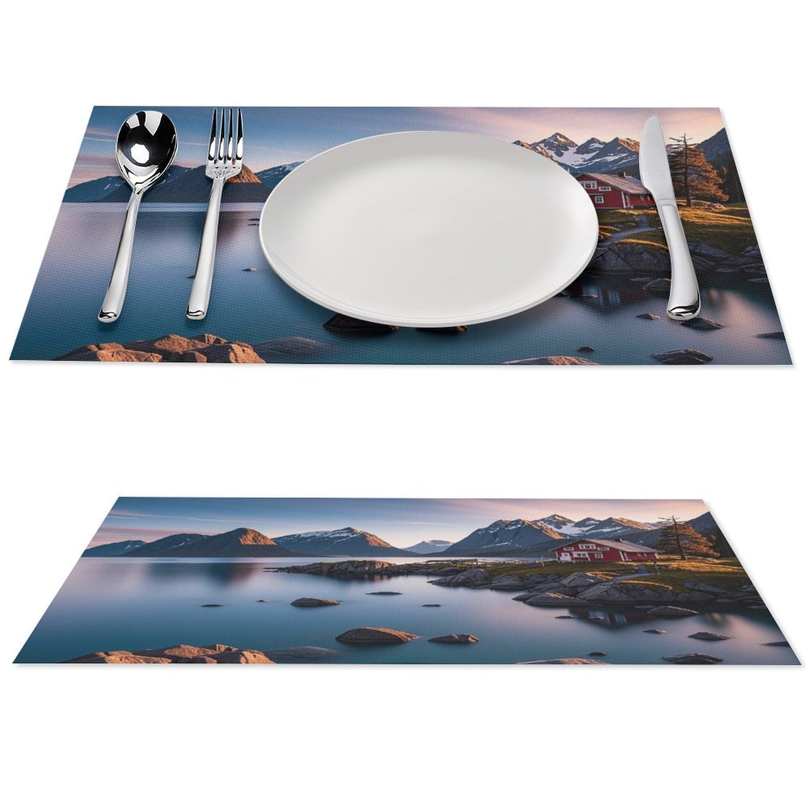 Set de table PVC thermique lavable protégeant contre la chaleur et les taches