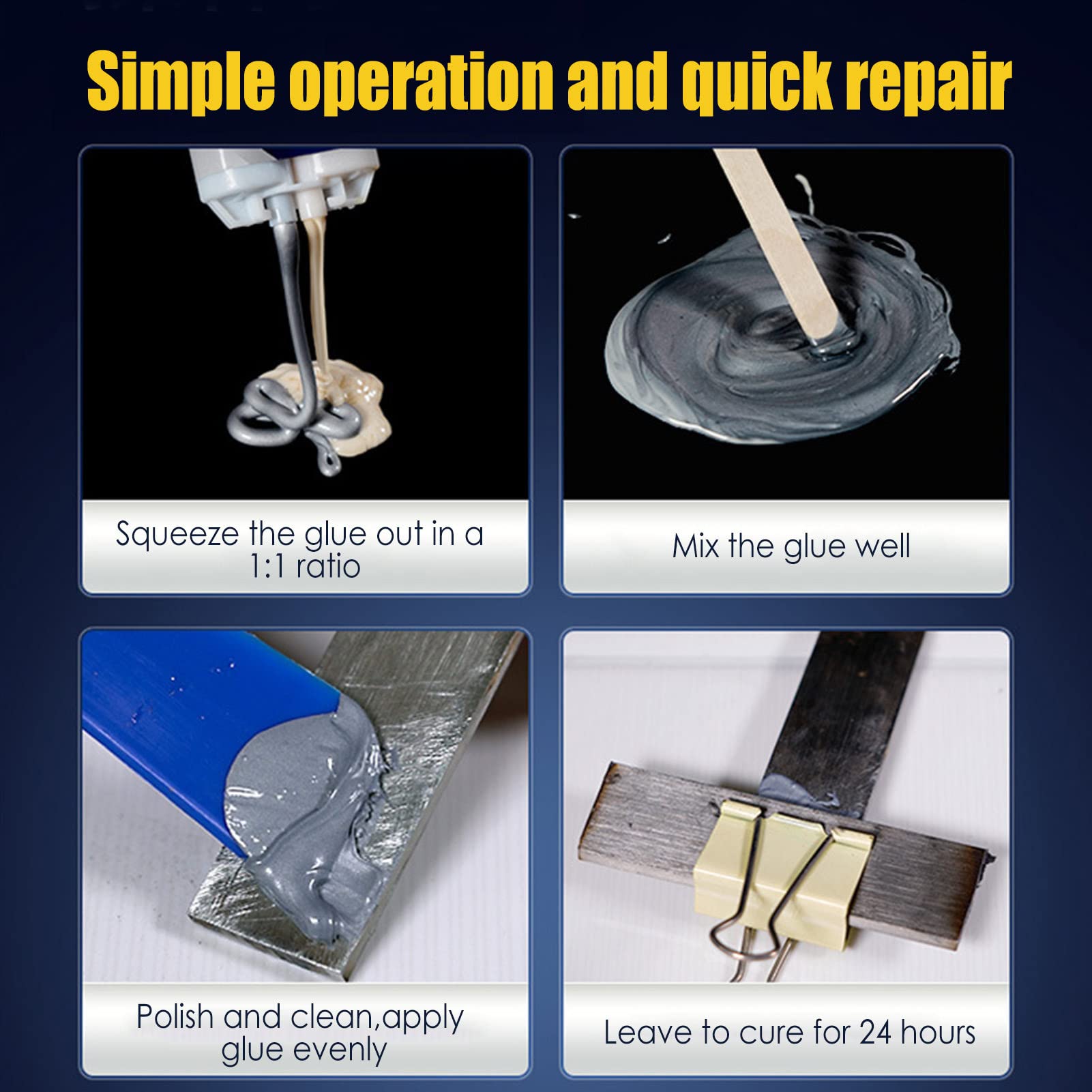 Liquid Steel Patching Compound