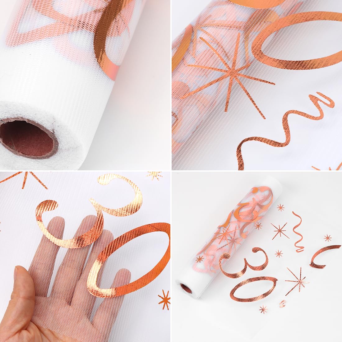 Runner Da Tavolo In Poliestere Rosa, 30 Cm X 10 M, Rotolo Per Decorazioni Fai Da Te