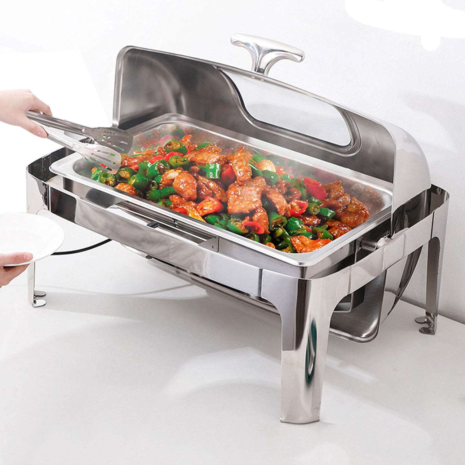 TONPOP Food Warmers for Parties Buffets Electric, Stainless
