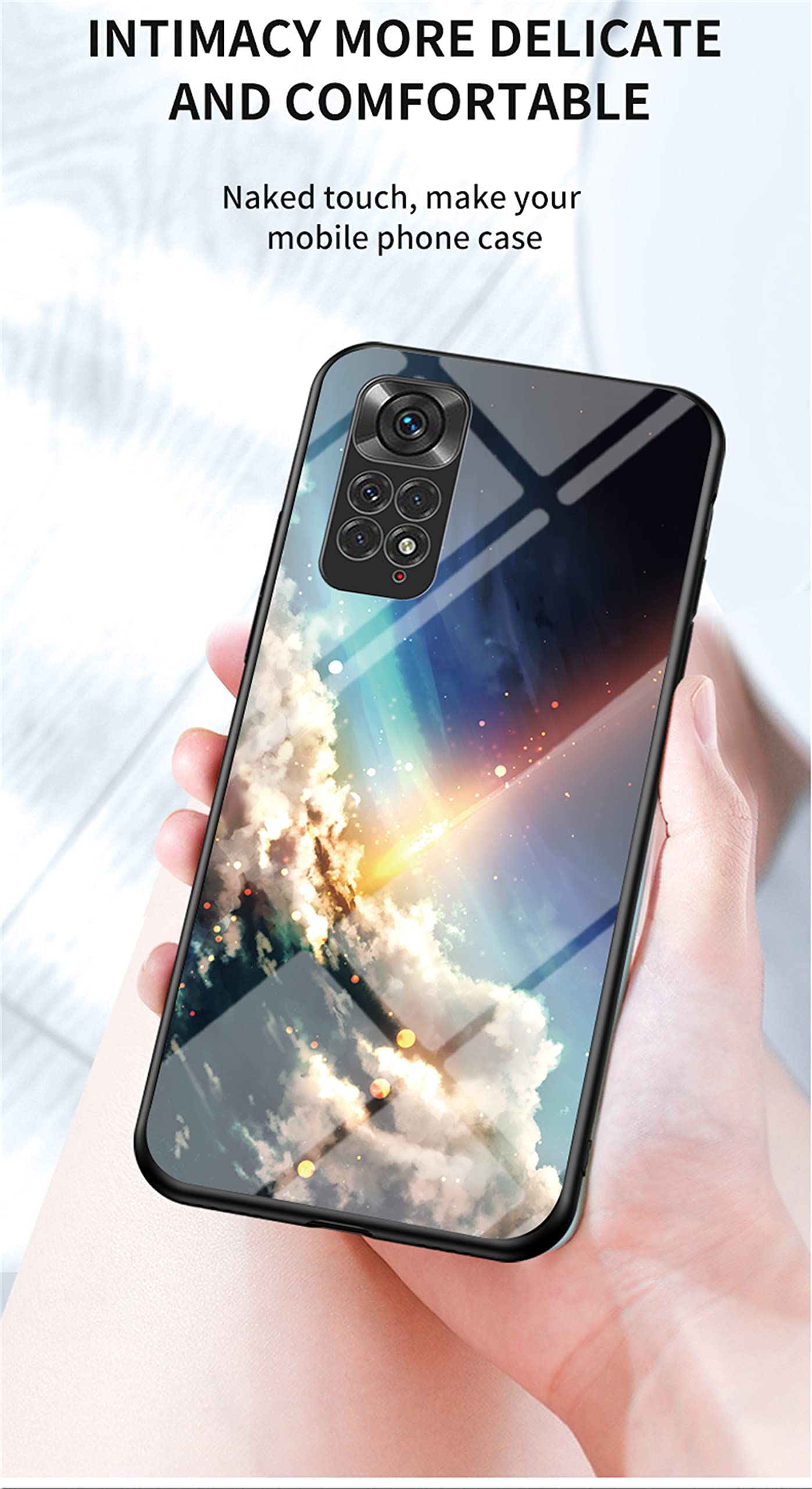 TIANYUE Custodia per Xiaomi Redmi Note 11 Slim Cover