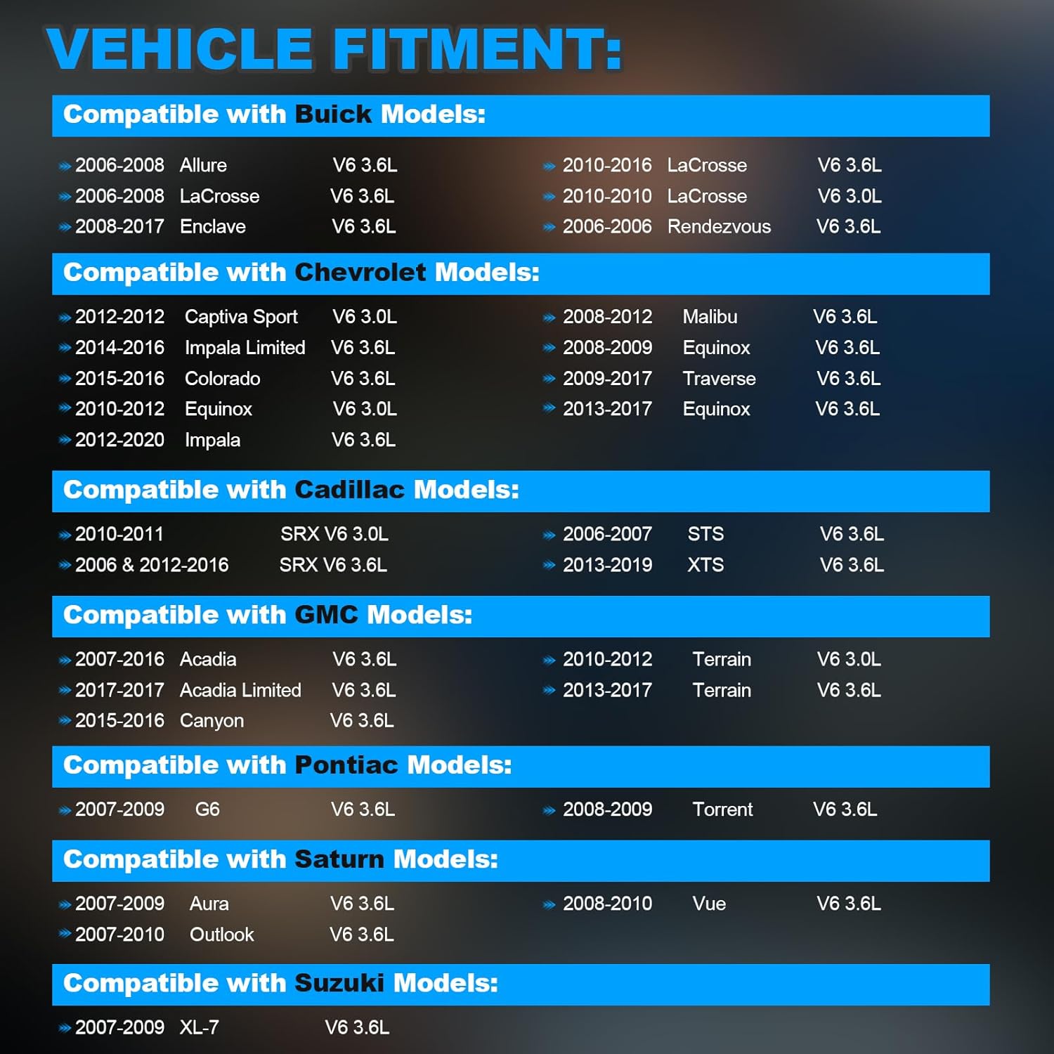 17986 Starter Fit for Chevy Traverse 08-20, Buick Enclave Lacrosse, Cadillac SRX XTS STS, GMC Acadia 2007-2016, Colorado, Impala, Malibu, Canyon, Terrain 3.0L 3.6L 17986N 12588493 M000T35871 SMT0307