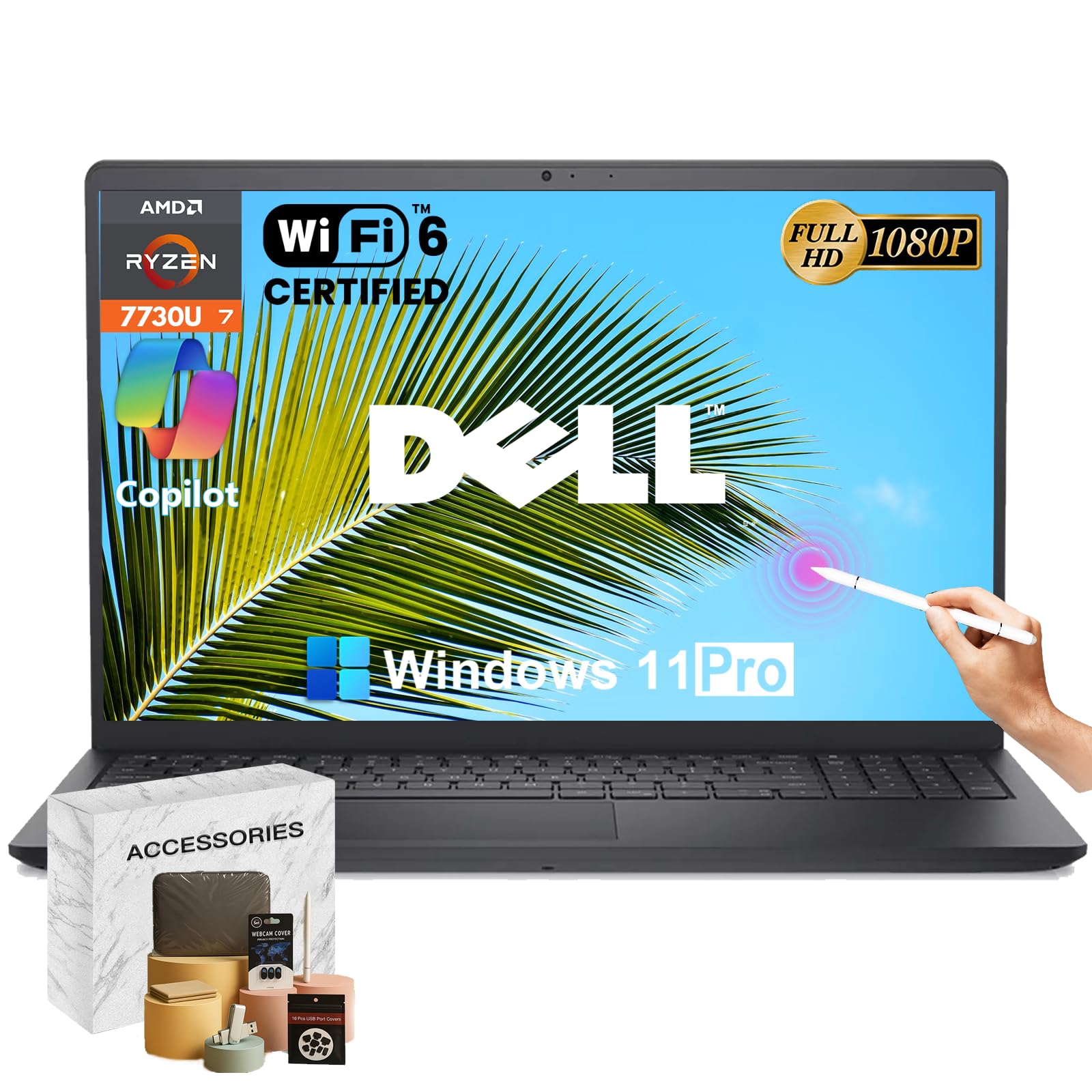 Amazon.co.jp: Dell Inspiron 15 3535 タッチスクリーンノートパソコン