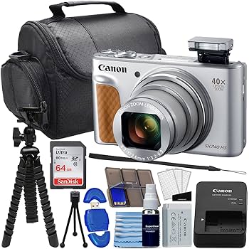 Amazon.com : Canon PowerShot SX740 HS Digital Camera (Silver