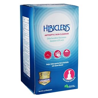Hibiclens Antiseptic/Antimicrobial Skin Cleanser 16 oz. Liquid NonSterile Pump Bottle 1 Each 57516