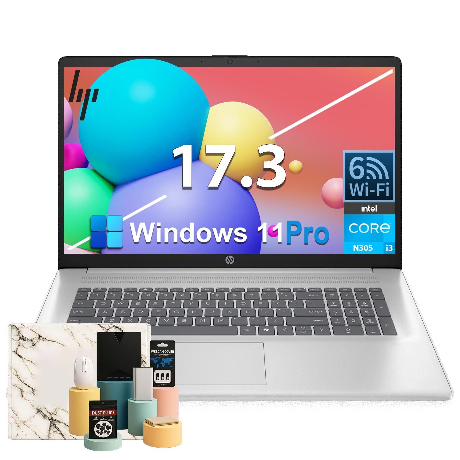 Amazon.co.jp: HP 17.3インチ HD+ ノートパソコン - Intel 8-Core i3
