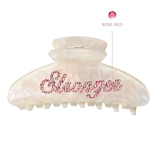 Miniatura 2 de Pinzas de pelo personalizadas para mujeres y niñas, pinzas de letras de diamantes de imitación, pinzas de pelo para novia, regalos personalizados