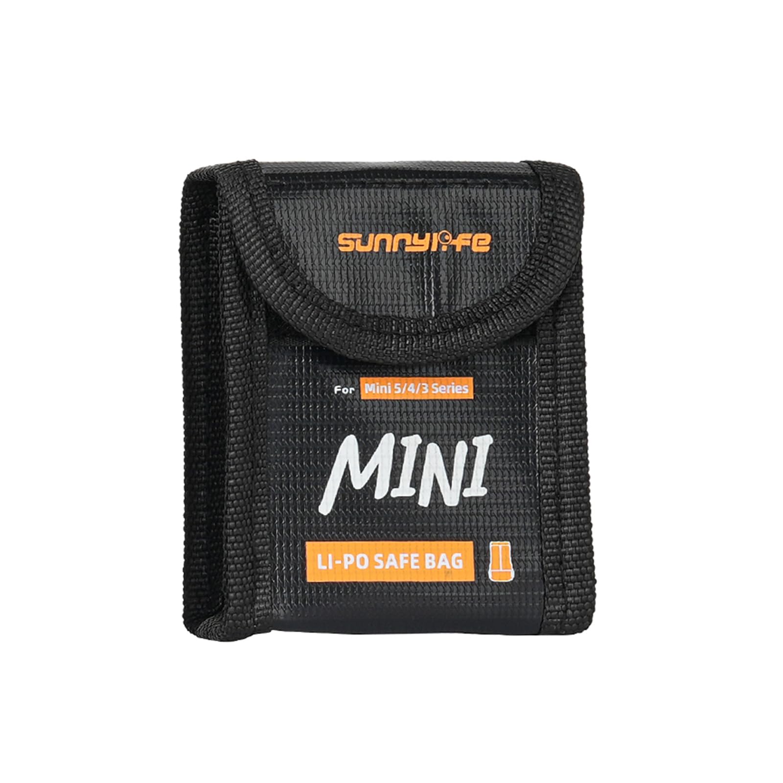 ZJRXM Case Protection for DJI Mini 5 Pro Drone Battery Accessories, Explosion-Proof Fireproof Battery Storage Bag for DJI Mini 5 4 3 Pro Drone Battery, black, S, plain