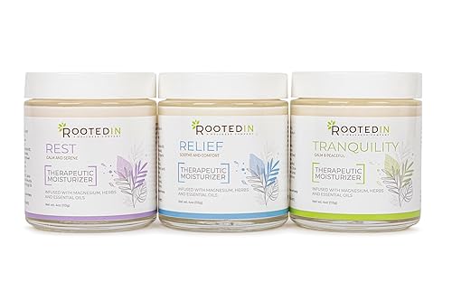Miniatura 9 de Tranquility Calm Crema de magnesio con Ashwagandha y aceites esenciales, 11000 mg loción tópica de magnesio para pies, mantequilla corporal nocturna