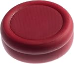 Setex Gecko Grip, Thumbstick Grip Covers, for PlayStation PS5, PS4, Xbox One, Switch Pro, Steam Deck, Anti-Slip Microstructured Analog Stick Thumb Grips, (1 Pair) Red, Grip Covers Only