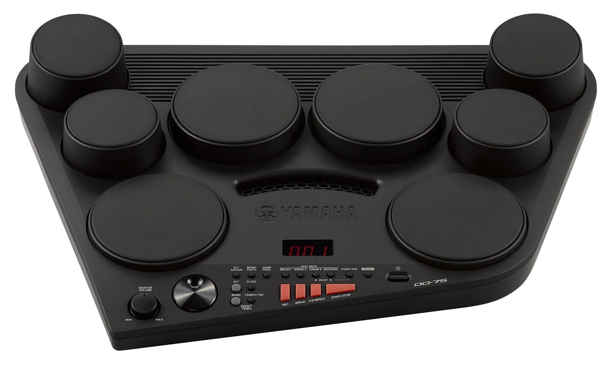 Yamaha DD de 75 S de Drum Set (Incluye auriculares y fuente de alimentación), color negro