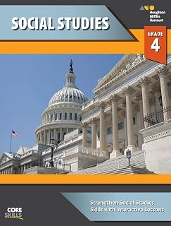 Core Skills Social Studies Grade 4 Workbook: Interactive History, Geography, Civics Lessons with Maps & Answer Key