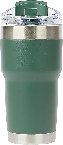 Miniatura 6 de Pelican Hydration Pelican Traveler - Vaso aislado al vacío de 22 onzas, de acero inoxidable, doble pared, con tapa doble, taza de café aislada con