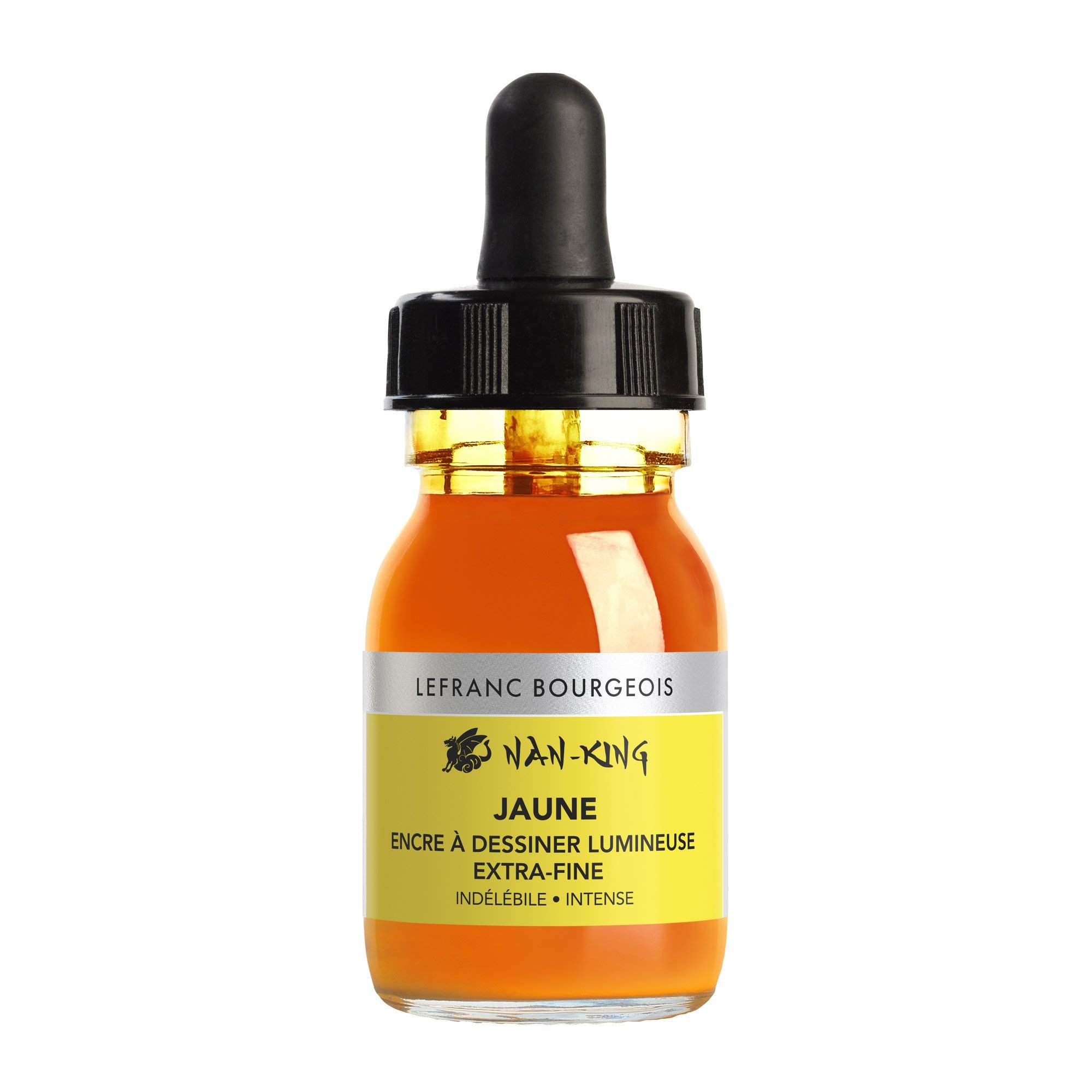 Lefranc & Bourgeois Nan King Calligraphy and Drawing Ink 30ml Flasche Yellow