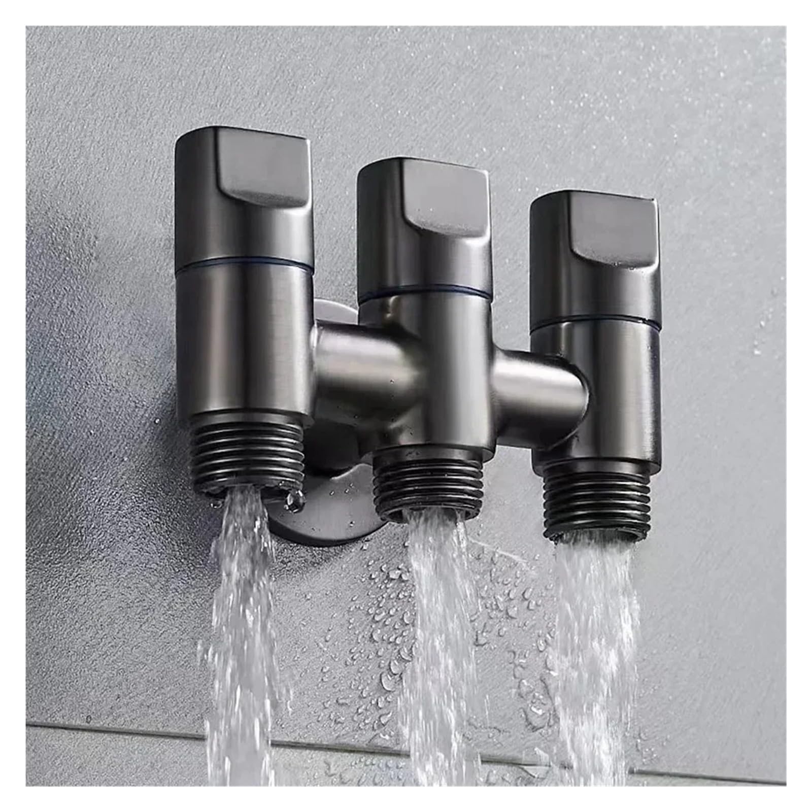 Generico Valvola deviatrice a 3 Vie for Bagno: migliora la funzionalità della Tua casa o dei Tuoi spazi Commerciali con la valvola deviatrice a Tre Vie for Bagno(Silver)