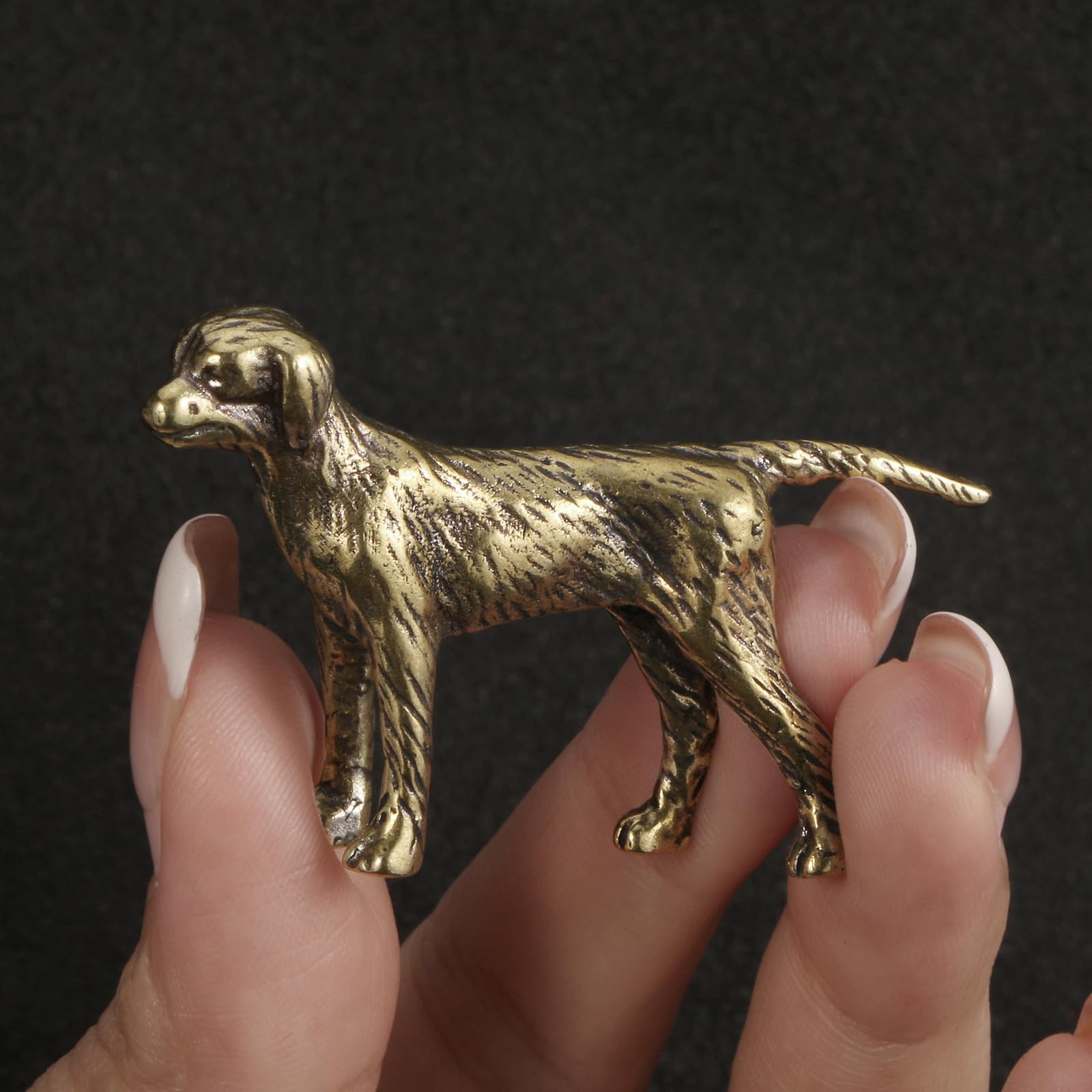 NBKLSWSUI Handmade Bronze Copper Sculpture Sculpture Figurine Sculture For Living Room Home Office Desk Bedroom Unique New Homeowners Feng Shui Sculptural