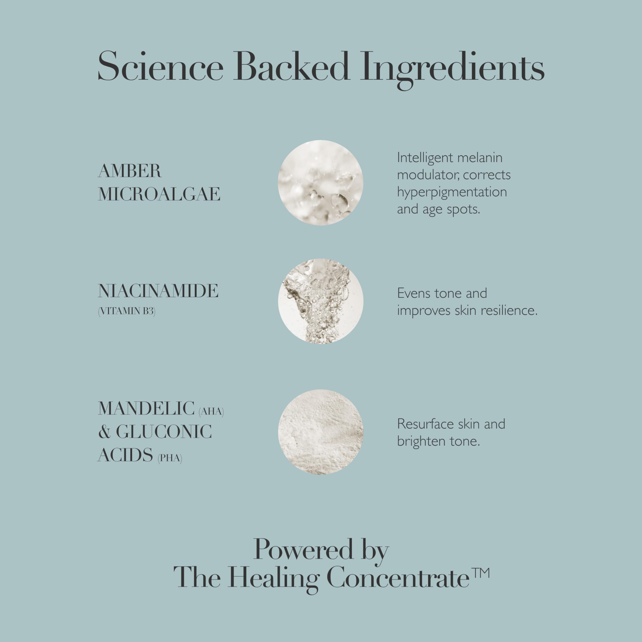 Omorovicza Even Tone (1.0 oz), Daily Melanin-Modulating Face Serum with Amber Microalgae, Niacinamide, Mandelic & Gluconic Acids, Brightening Serum for Uneven Skin Tone