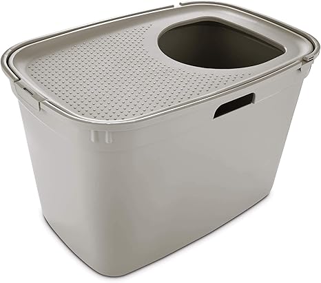amazon top entry litter box