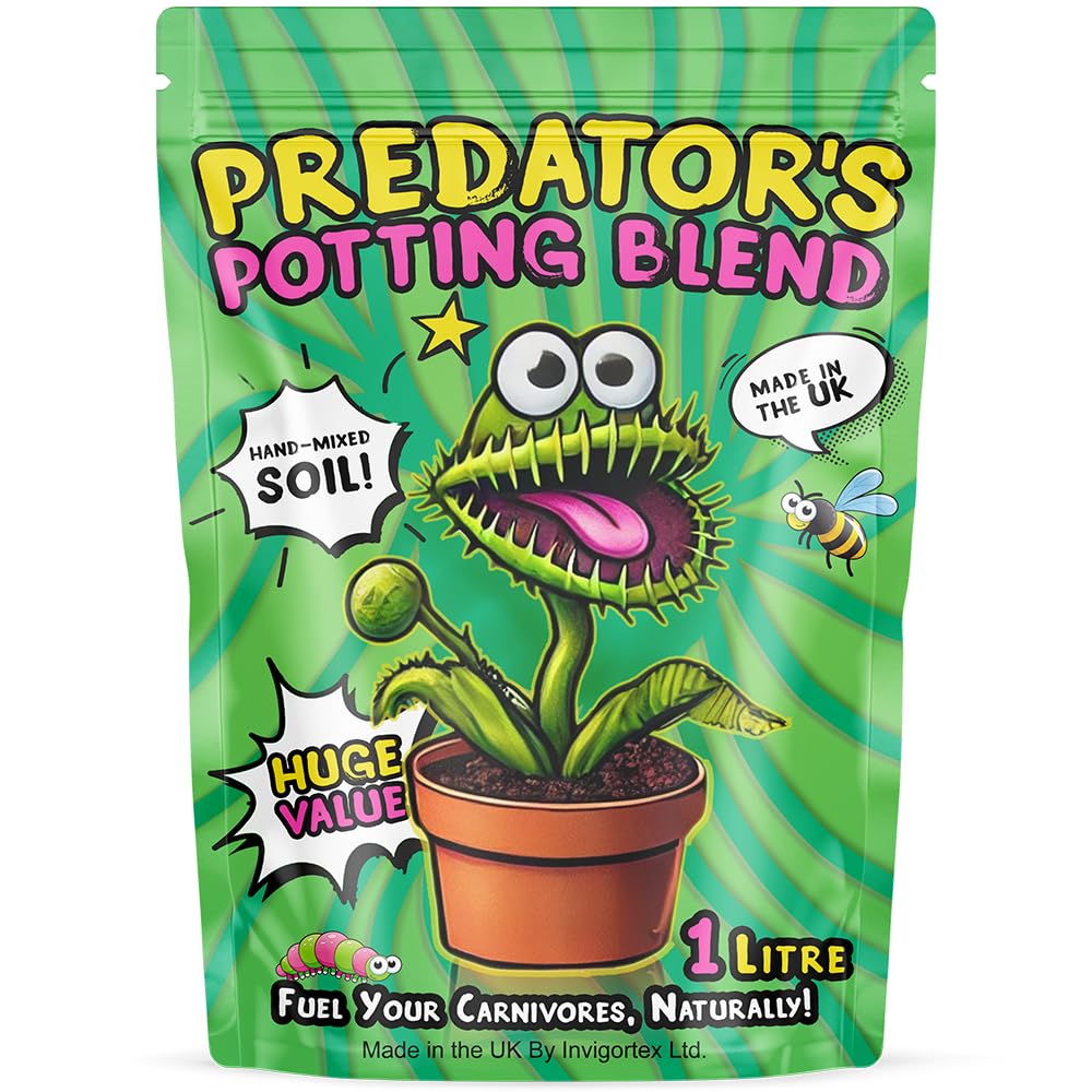 Carnivorous Plant Soil - Premium Soil for Venus Flytrap, Sundew, and Pitcher Plant - Nutrient-Free, Hand-Mixed, UK-Made (2 Litre Bag)