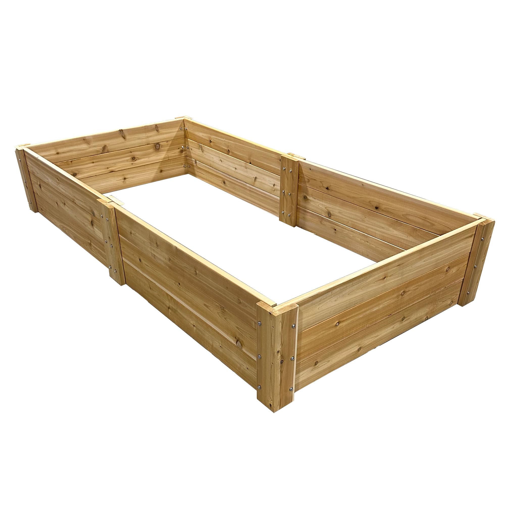 Infinite Cedar Deep Root Cedar Raised Bed Garden Kit 4 ft. x 8 ft. x 16.5 inches H
