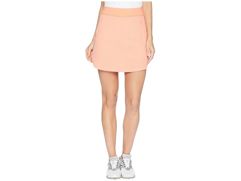 

Callaway 17 Fast Track Perforated Skort (Fusion Coral) Women's Skort