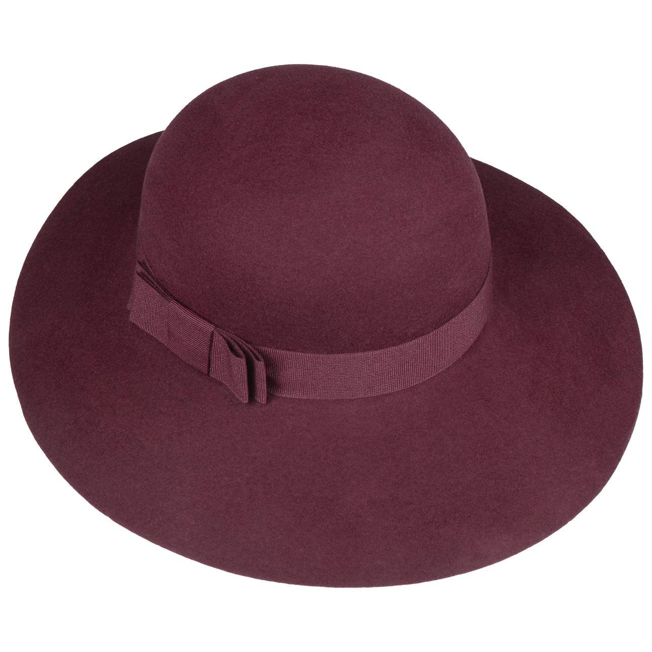 Lipodo Uni Schlapphut Damen Made in Italy 100% Wolle Knautschbar Gefilzt Breite Krempe Herbst Winter