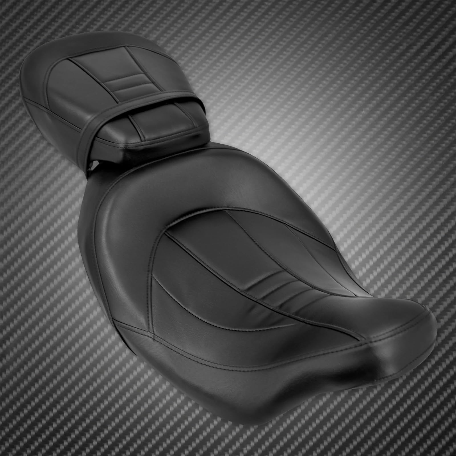 Poduszka Kufer Motocyklowy Dwuosobowe siedzenie kierowcy motocykla pasujące do Harley Touring CVO Electra Street Glide Road King Limited FLHT 2009-2023