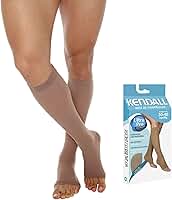 Meia Kendall 3/4 Extra Alta Compressão 30-40 MmHg Sem Ponteira