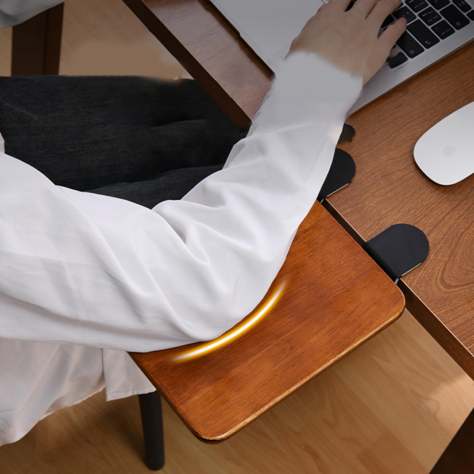 Supporto pieghevole da tavolo esteso della mano del computer del pad per le postazioni di lavoro e il gioco con il cuscinetto facile pulito stabile della prova di