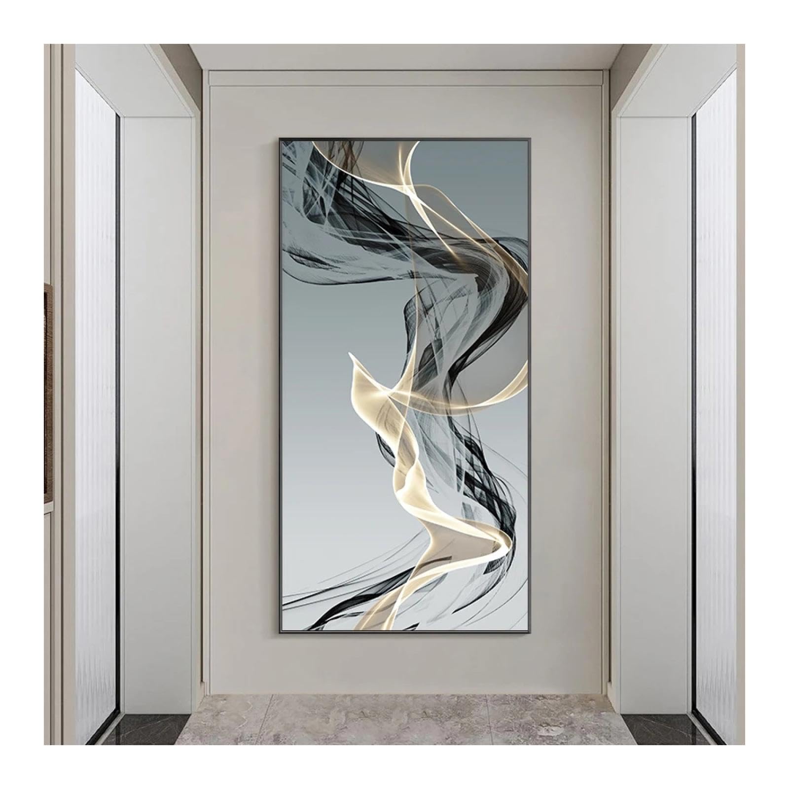 Images murales modernes de qualité supérieure avec châssis robuste 80x160cm - 8