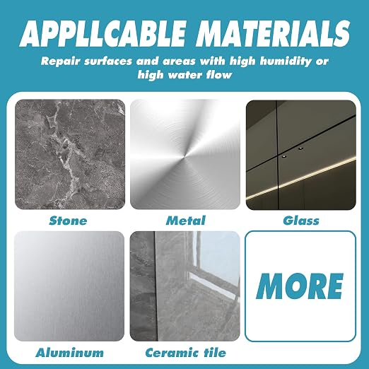 Sellador Híbrido Breliter Impermeable Blanco para Baño Cocina miniatura 8