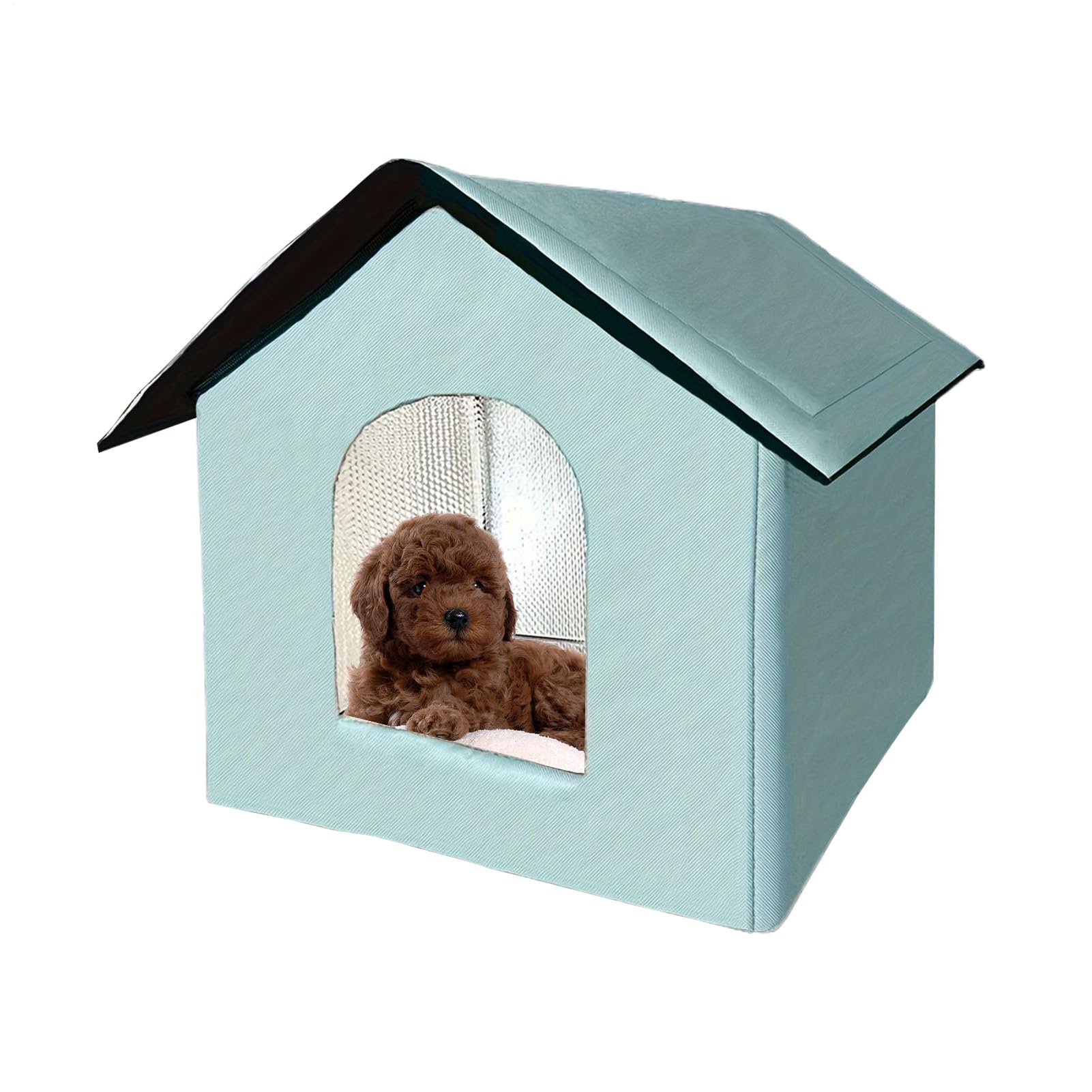 Maison pour chat d'extérieur pliable imperméable pour balcon et jardin