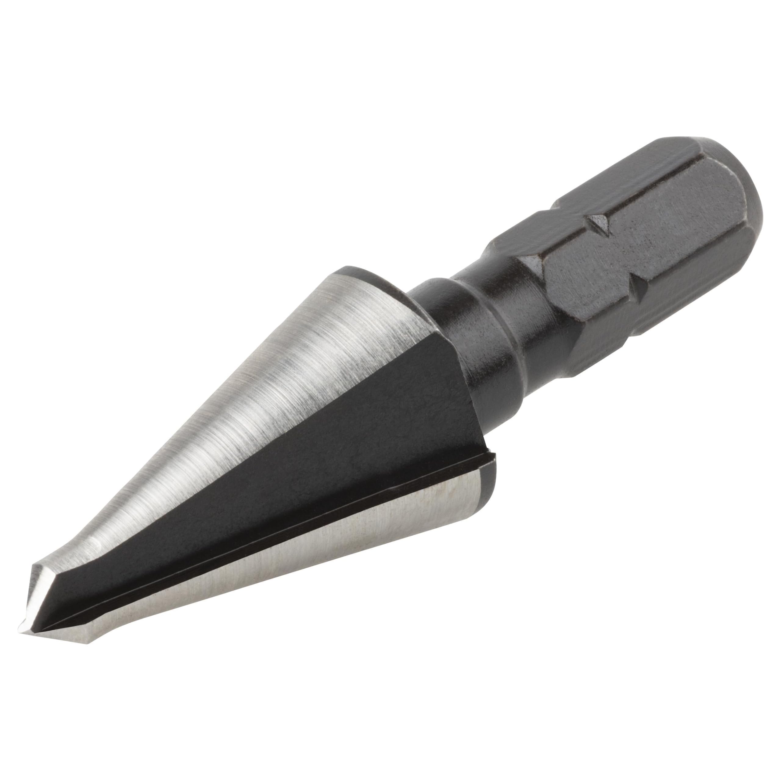 wolfcraft HSS Enlarging Mill, Ø 4-12.2 mm, hexagon shank I 4393000 I For milling and enlarging holes