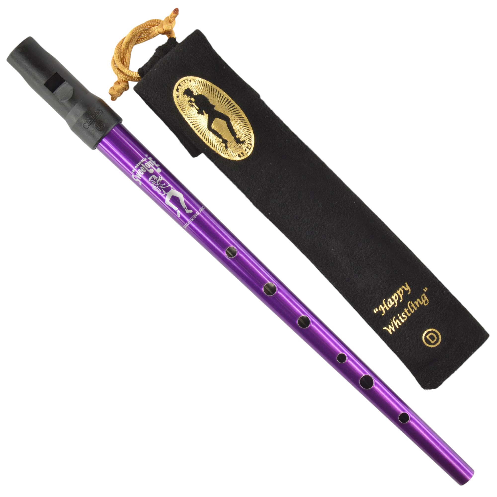 Amazon.com: Clarke Sweetone Tinwhistle in D - PURPLE Pennywhistle