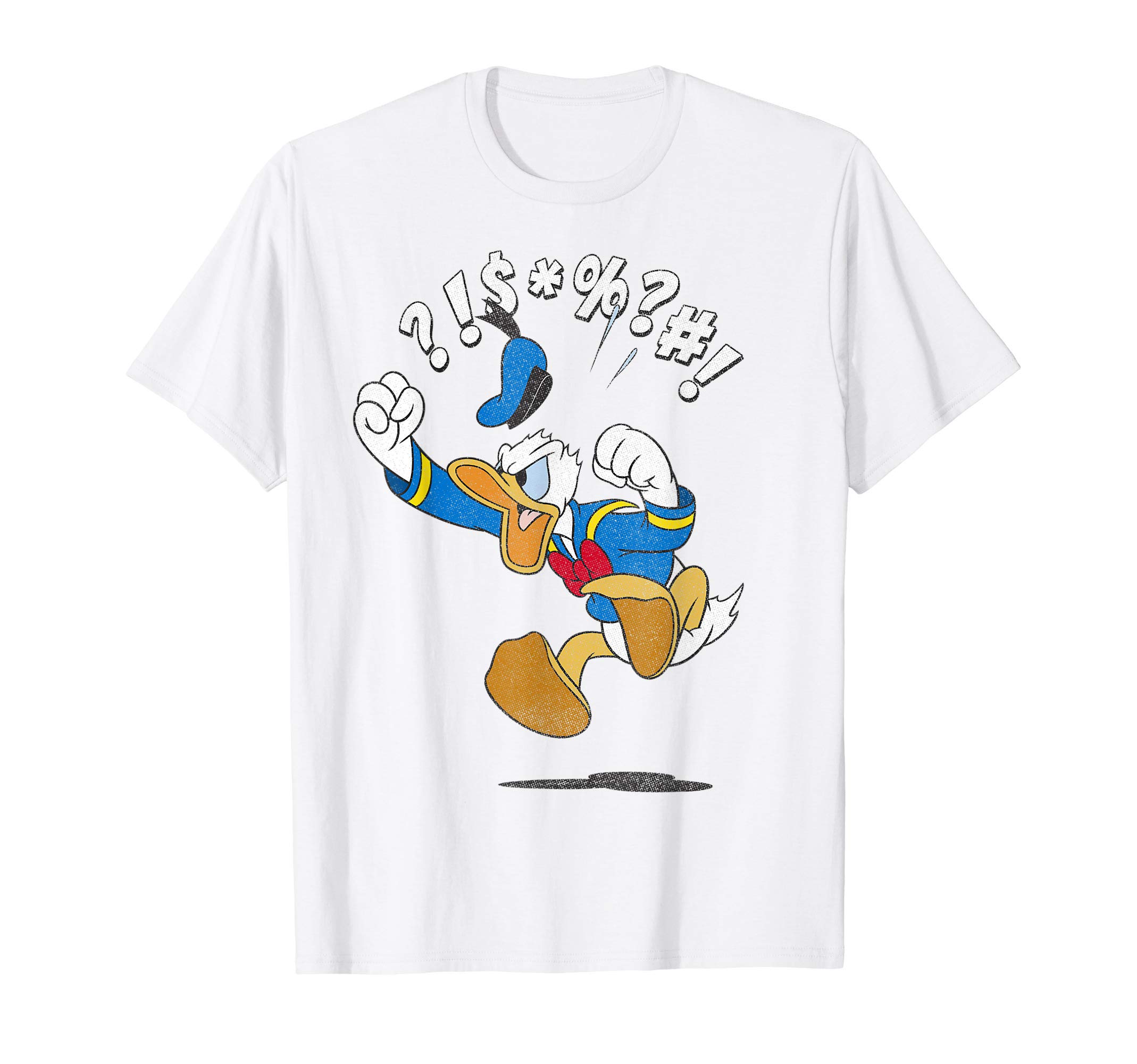 Disney Mickey And Friends Donald Angry Jump T-Shirt