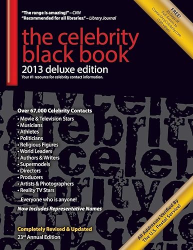 The Celebrity Black Book 2013: Over 67,000 Accurate Celebrity Addresses, Deluxe Edition