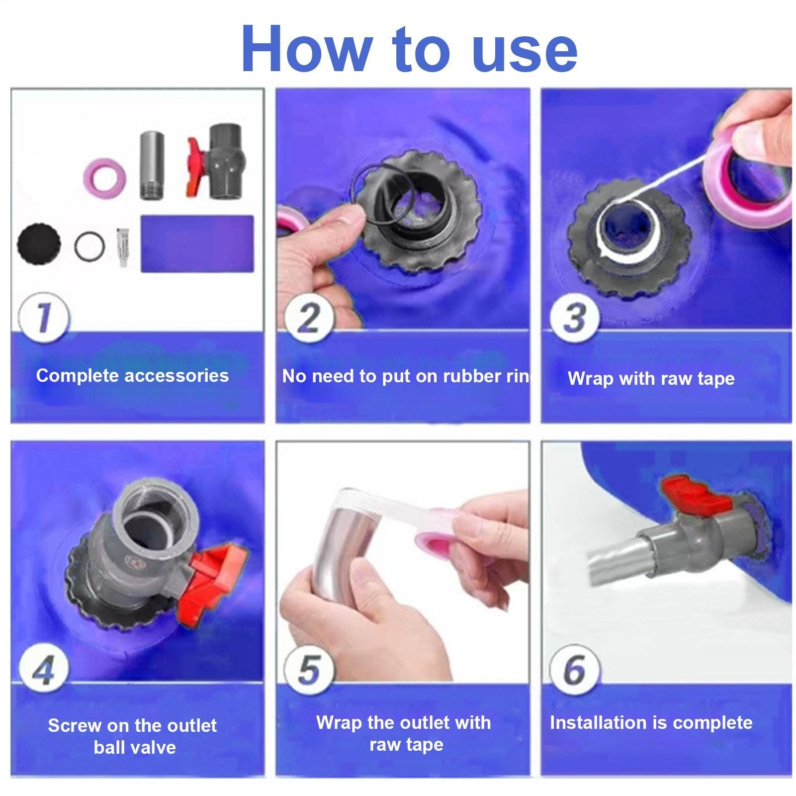 Contenedor Agua Con Asa Recipiente Agua 100 L Alimentario Resistente