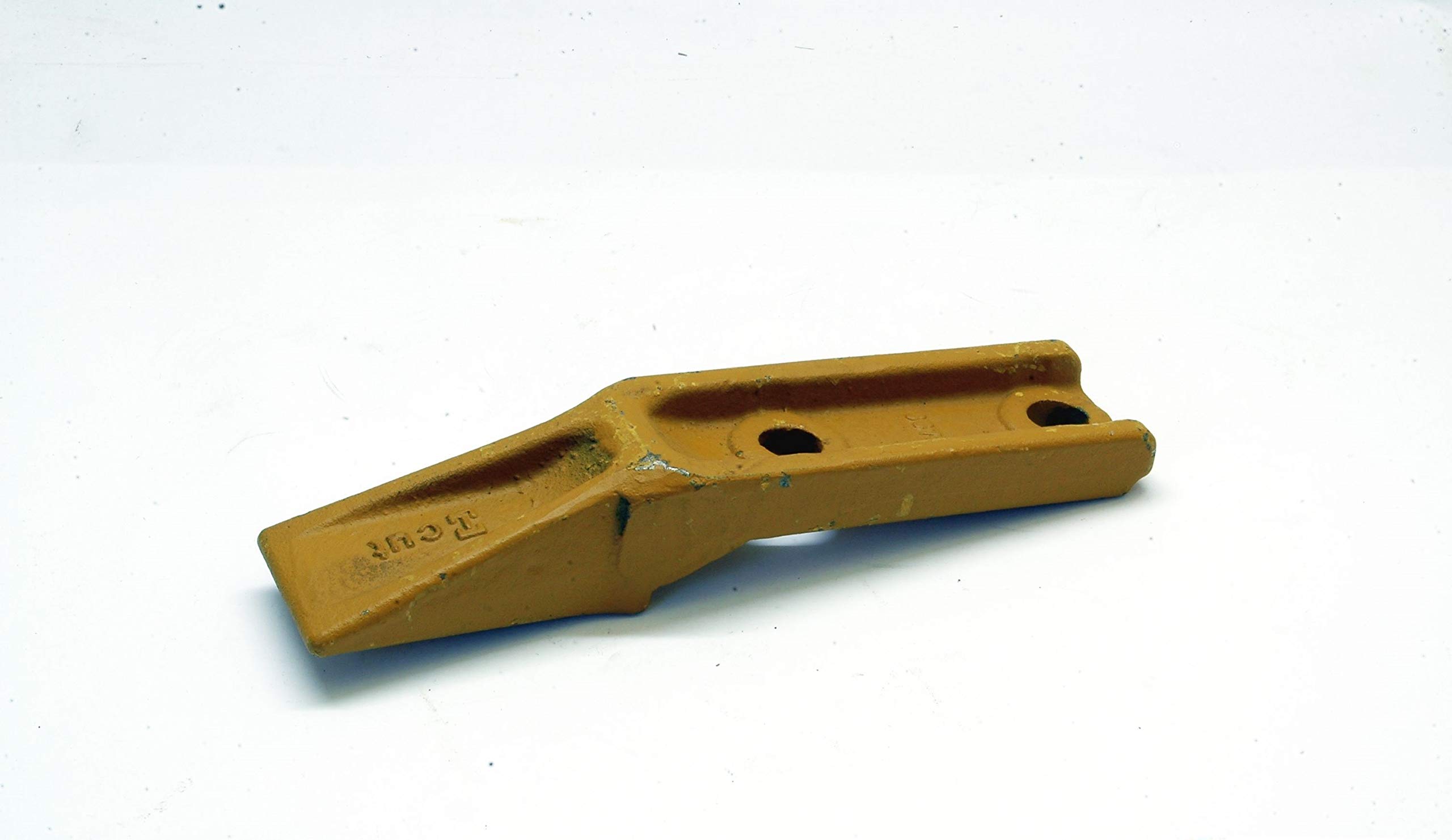 Lot de 5 dents de pelleteuse, denture plate, écartement des trous 84 mm