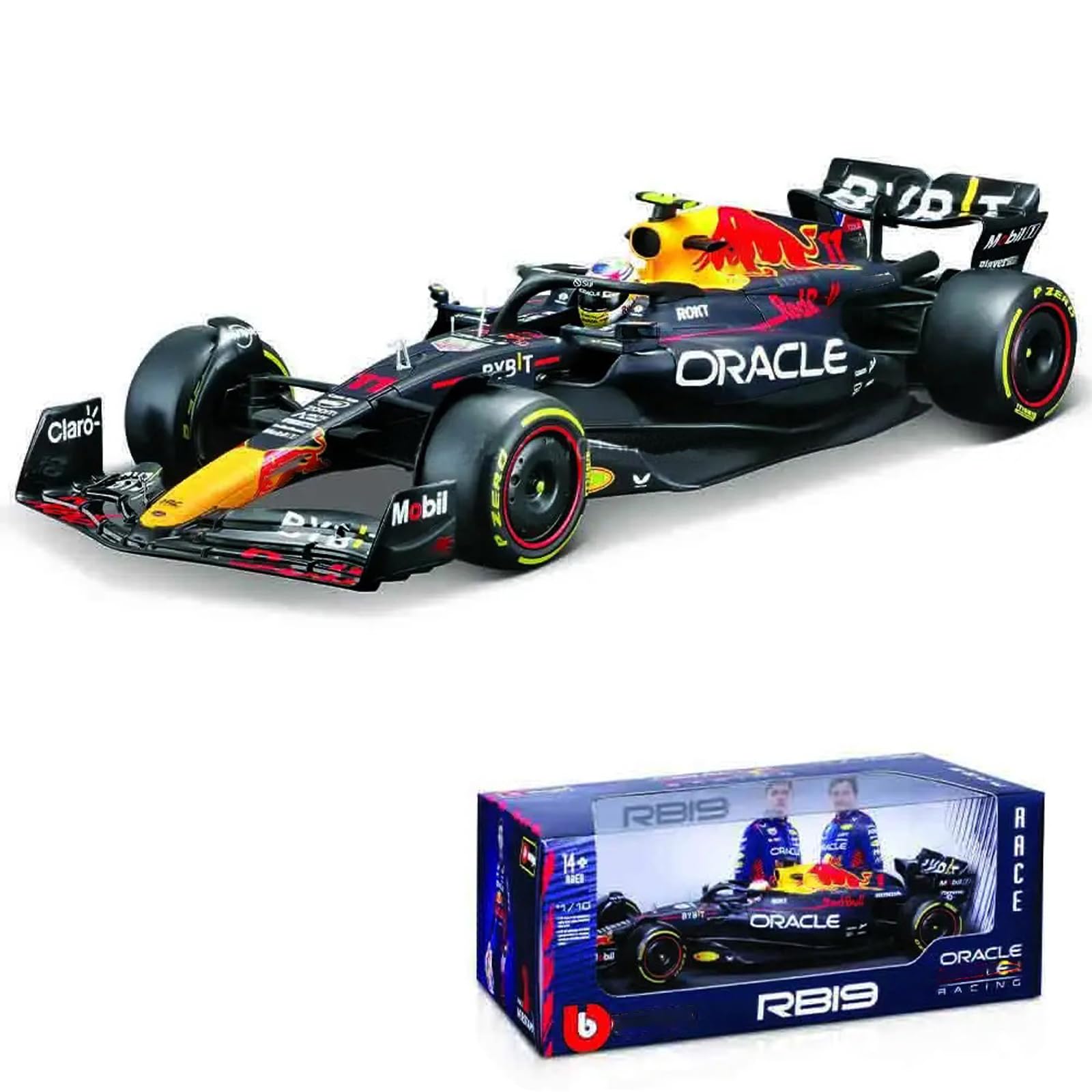 Amazon.com: Xiangtat 1:18 2023 F1 RB19 1# Max Verstappen F1 11
