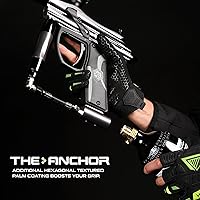 Vista 12 de Glove Station Hyper-Fit - Guantes tácticos de paintball – 2 diseños sin dedos para paintball y equipo de Airsoft para hombres con excelente agarre