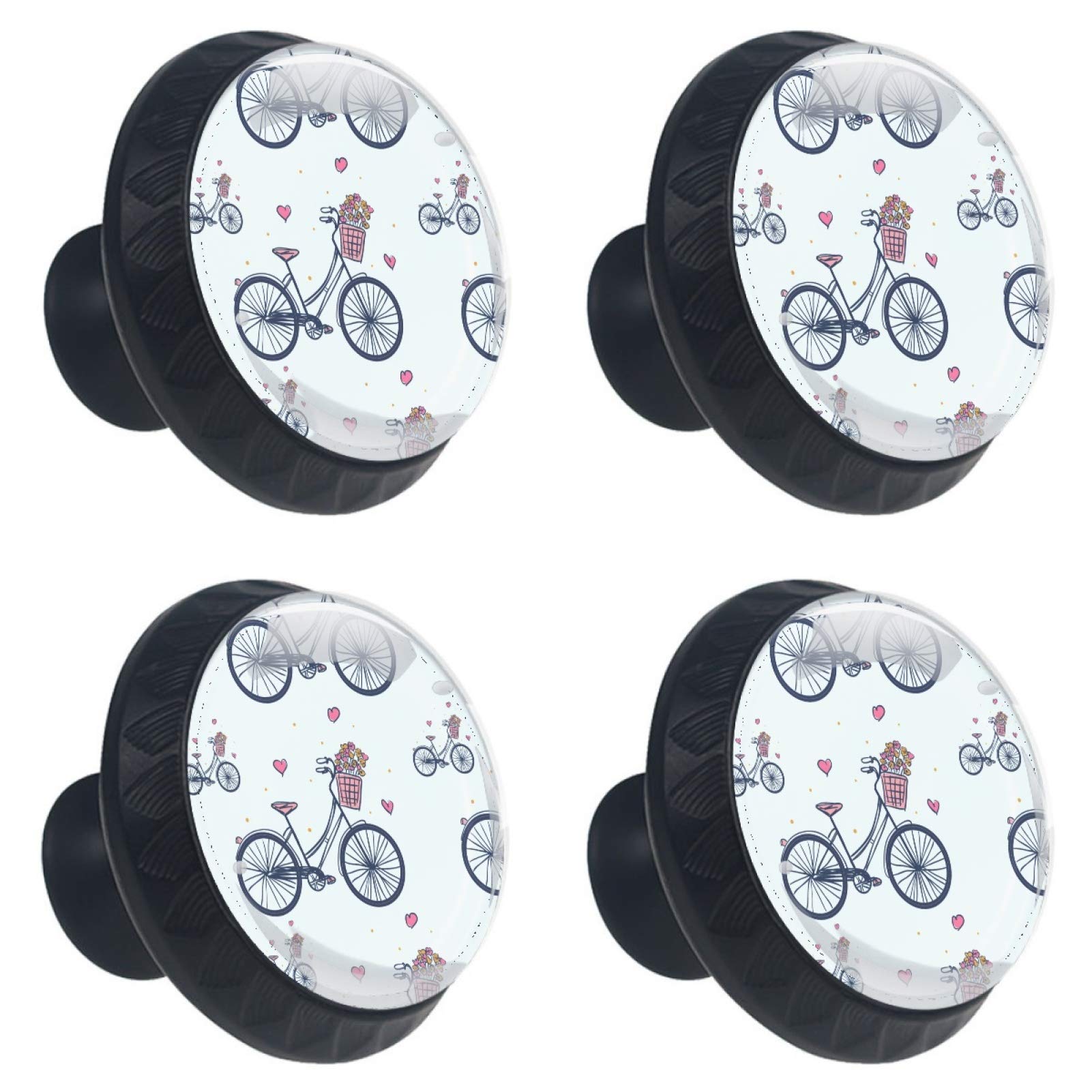 Boutons en verre Vector 30mm pour remplacer vos poignées de meuble usées