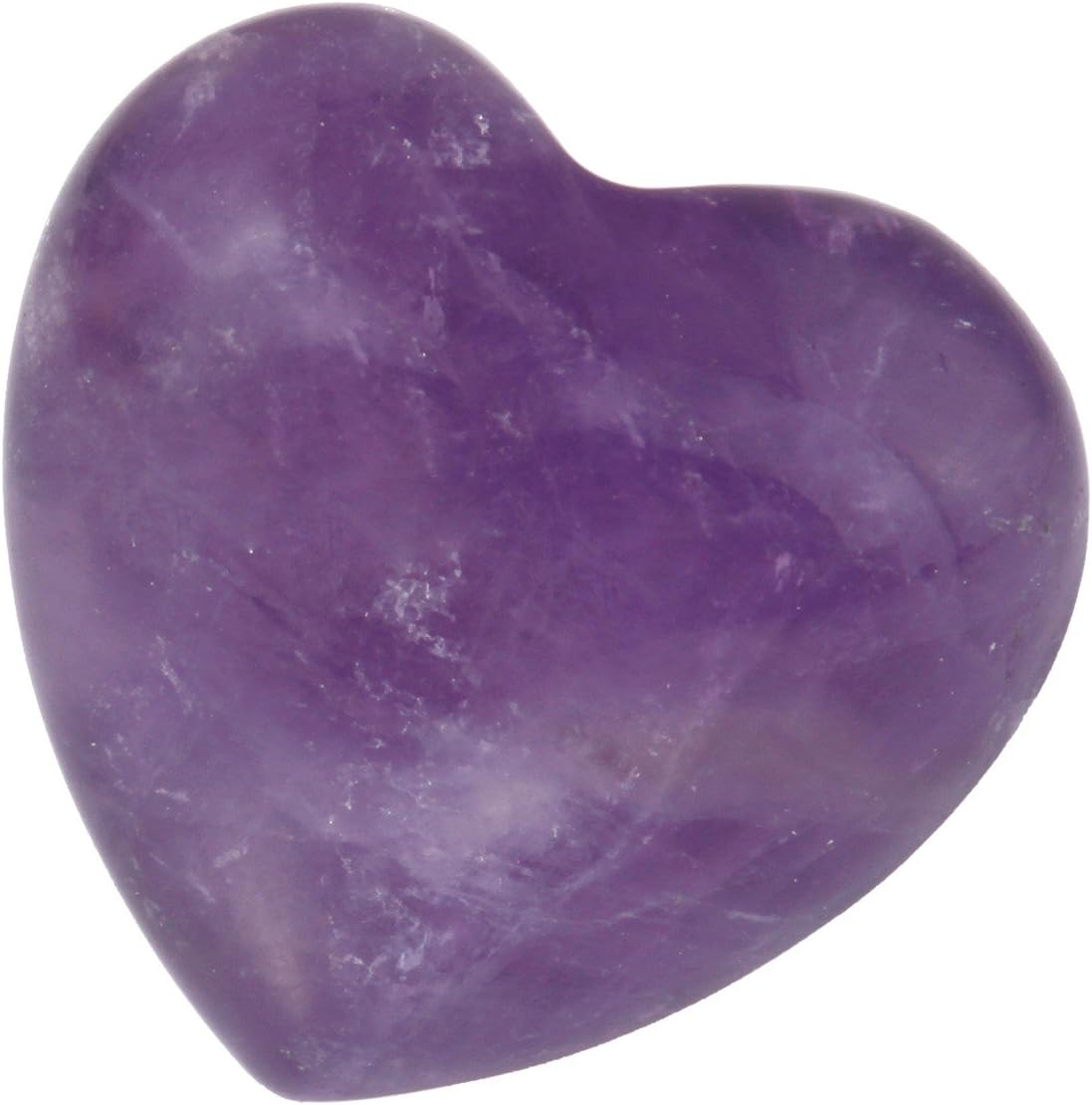 rockcloud Healing Crystal 0.5 inch Amethyst Carved Worry Stone Chakra Reiki Balancing(Pack of 10) - Image 4