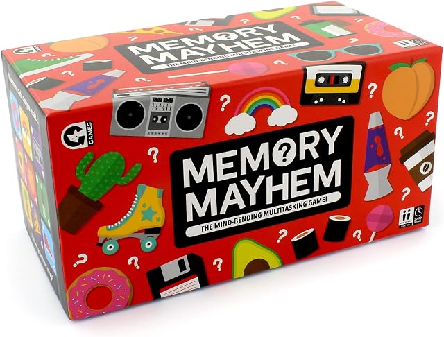 Ginger Fox Memory Mayhem Card Game | 2+ Players | The Quick Thinking, Fast-Paced, Mind-Bending Memory Card Game | Family Fun For All | Created Games